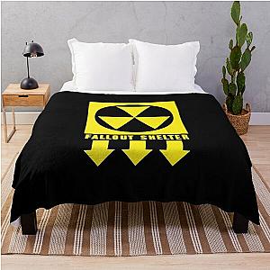 Fallout Shelter T-Shirt Throw Blanket