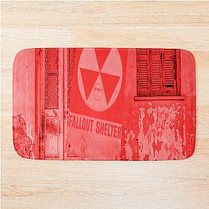 Fallout Shelter Sign by dePace Bath Mat
