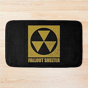 Fallout Shelter Sign Bath Mat