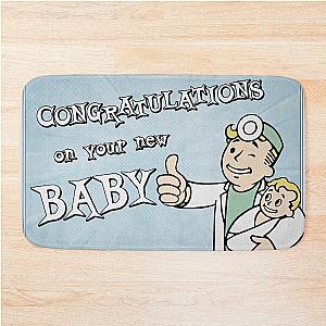 Congratulations on your new Baby

Pregnant Gamer Girl and Mom to be - (Gender Neutral Unisex) Blue Bath Mat