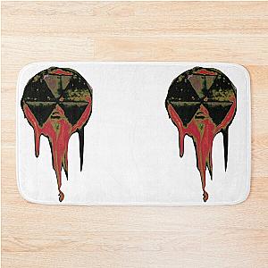 Radioactive Atomic fallout shelter Melting away Bath Mat