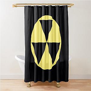 FALL OUT SHOWER CURTAIN