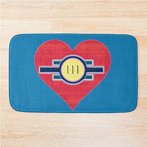 Vault 111 Fallout Shelter 4 Love Heart Bath Mat