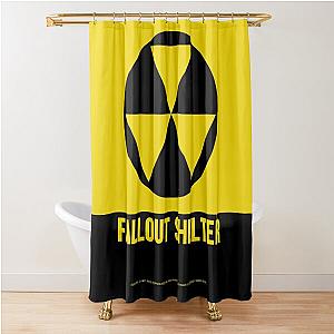 Fallout Shelter Joined Sign Shower Curtain