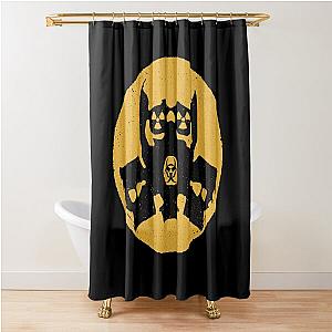 Funny Nuclear Biohazard Fallout Vintage Grunge Shower Curtain