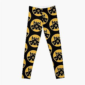 Funny Nuclear Biohazard Grunge Leggings
