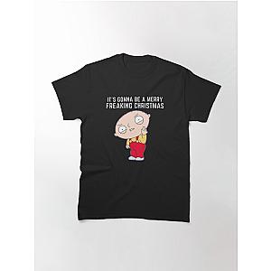 Family Guy T-Shirts - Stewie Christmas Mood Classic T-Shirt