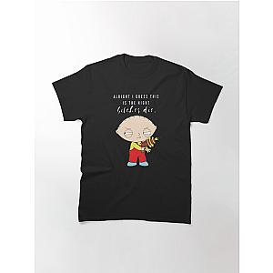 Family Guy T-Shirts - Stewie quote - Alright, I guess this is the night bitches die. Classic T-Shirt