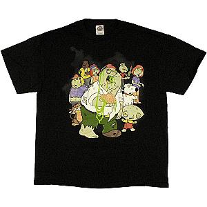 Family Guy T-Shirts - Family Guy Zombies T Shirt ST0508