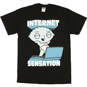 Family Guy T-Shirts - Family Guy Internet Sensation T Shirt ST0508