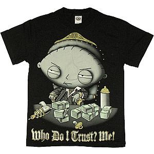 Family Guy T-Shirts - Family Guy Stewie Trust T Shirt ST0508