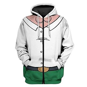 Family Guy Hoodies - Cartoon Family Guy Printed 3d Zipped Hoodie Cosplay AL0508