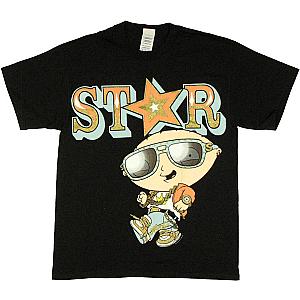 Family Guy T-Shirts - Family Guy Stewie Star T-Shirt ST0508