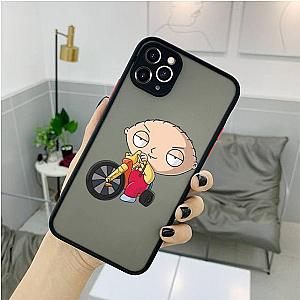 Family Guy Cases - Stewie Griffin Riding On The Road Black iPhone Classic Case