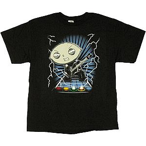 Family Guy T-Shirts - Family Guy Stewie Guitar Bolts T Shirt ST0508