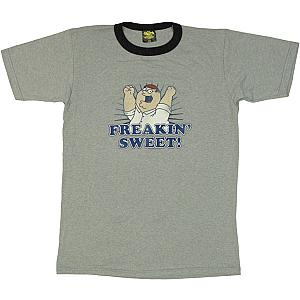 Family Guy T-Shirts - Family Guy Peter Sweet Vintage T Shirt Sheer ST0508