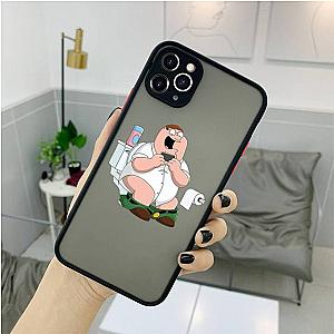 Family Guy Cases - Peter Griffin Playing Game In WC Black iPhone Classic Case