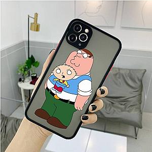 Family Guy Cases - Peter Griffin Holding Baby Black iPhone Classic Case