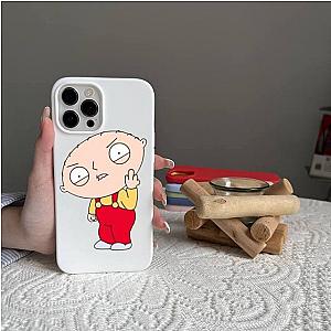 Family Guy Cases - Stewie Griffin Midđle Finger White iPhone Classic Case