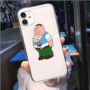 Family Guy Cases - Peter Griffin Holding Baby Transparent iPhone Classic Case