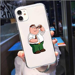 Family Guy Cases - Peter Griffin Drink Soda Transparent iPhone Classic Case