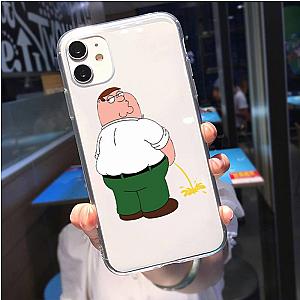 Family Guy Cases - Peter Griffin Urinating Transparent iPhone Classic Case