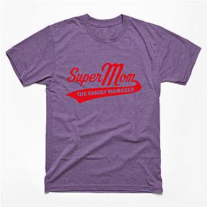 Super Mom – The Family Manager (Red) Classic T-shirt TP1002