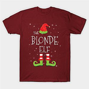 BLONDE Elf Family Matching Christmas Group Funny Giftt Classic T-shirt TP1002