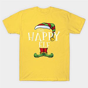 the Happy Elf Family Matching Christmas Classic T-shirt TP1002