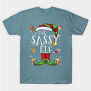 Sassy Elf Family Matching Christmas Group Gift Pajama Classic T-shirt TP1002