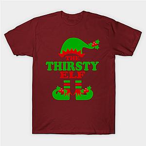 The Thirsty ELF - Merry Christmas Perfect Family Gift XMAS Fun Christmas Classic T-shirt TP1002