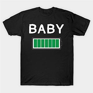 Funny Family Matching Shirt Set Baby Battery Life T-shirt Classic T-shirt TP1002