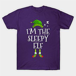 I am Sleepy Elf Funny  Family Christmas Classic T-shirt TP1002