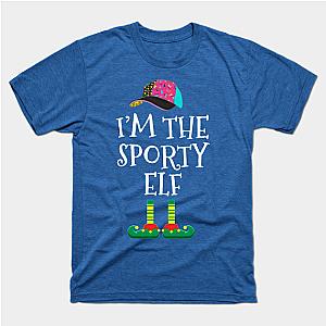 I am Sporty Elf Funny  Family Christmas Classic T-shirt TP1002