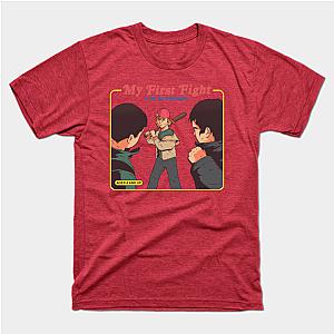 My First Fight - Vintage Parody Classic T-shirt TP1002