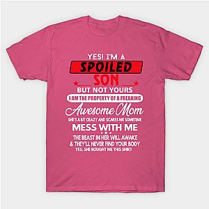 Yes I_m Spoiled Son but not yours Family matching Tshirt Classic T-shirt TP1002