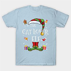 Cat lover Elf Family Matching Christmas Classic T-shirt TP1002