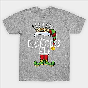 Princess Elf Family Matching Christmas Group Funny Pajama T-Shirt Classic T-shirt TP1002