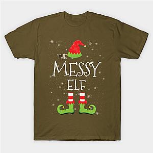 Messy Elf Family Matching Christmas Group Funny Gift Classic T-shirt TP1002