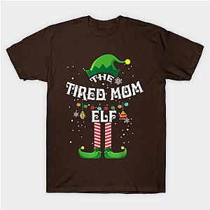 tired mom elf matching Family group Classic T-shirt TP1002