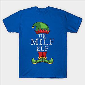 The Milf Elf Matching Family Christmas Pajama Classic T-shirt TP1002