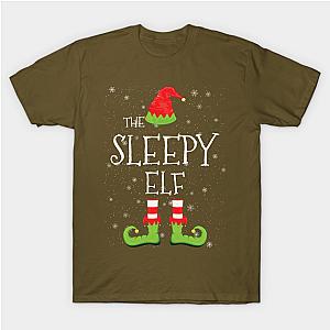 SLEEPY Elf Family Matching Christmas Group Funny Gift Classic T-shirt TP1002