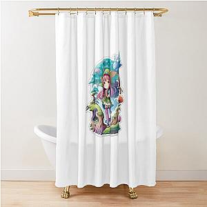 Chibi Adventurer Girl Shower Curtain