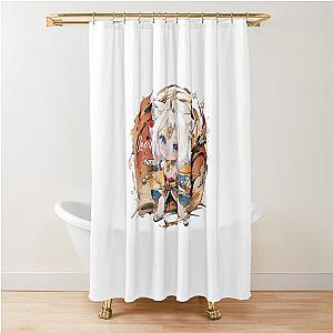 Chibi Leo Zodiac Shower Curtain
