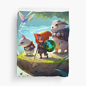 Fantasy cute Duvet Cover

becomes

Fantasy Duvet Cover