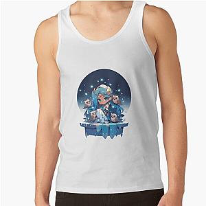Magical Athena Chibi with Owls Tank Top