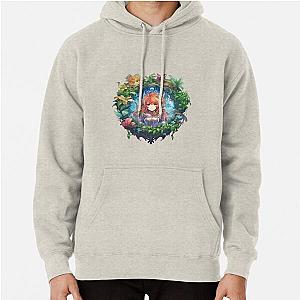 Cute anime and manga girl Pullover Hoodie