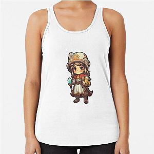Dnd Cute Little Female Dwarf Artificer Racerback Tank Top