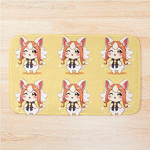 Chilling Kawaii Characters Magical Cute Art Yellow Bath Mat