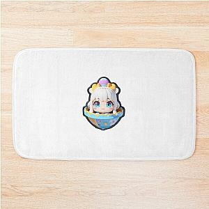 Kawaii Chib Girl with Stickers Bath Mat